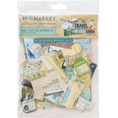 49 and Market Travel Diaries - Die-Cut Elements